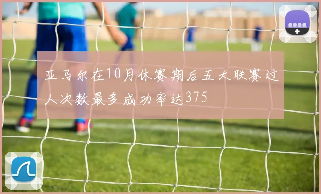 亚马尔在10月休赛期后五大联赛过人次数最多成功率达375