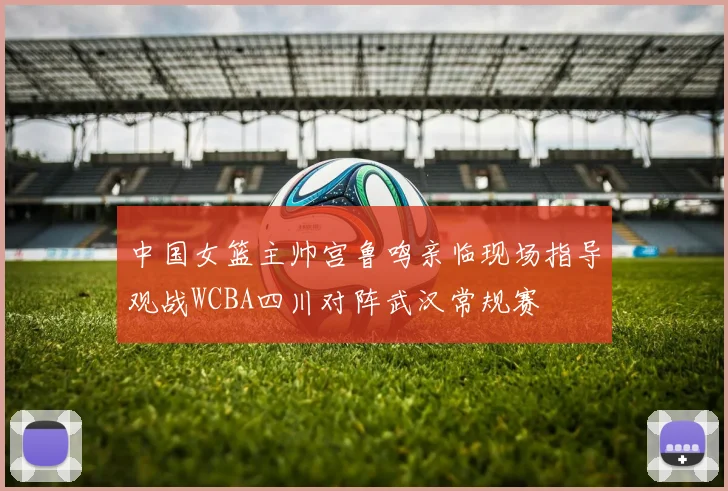 中国女篮主帅宫鲁鸣亲临现场指导观战WCBA四川对阵武汉常规赛