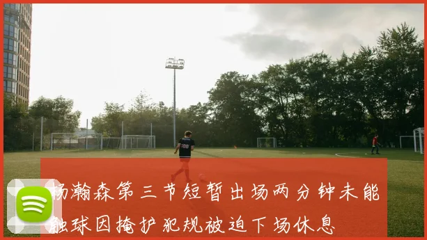 杨瀚森第三节短暂出场两分钟未能触球因掩护犯规被迫下场休息